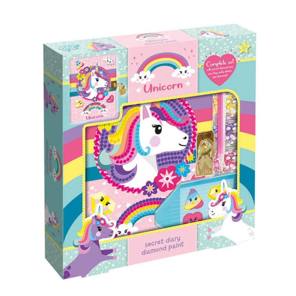 Totum Unicorn Create Your Secret Diary with Diamonds 19x20
