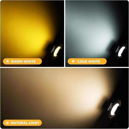 Miniatura 2 de HOLDLAMP Foco COB LED Luz de Escenario Luces Par de Fiesta Blanco Cálido Frío DMX Focos Portátiles Carcasa de Metal Luz Estroboscópica Brillante