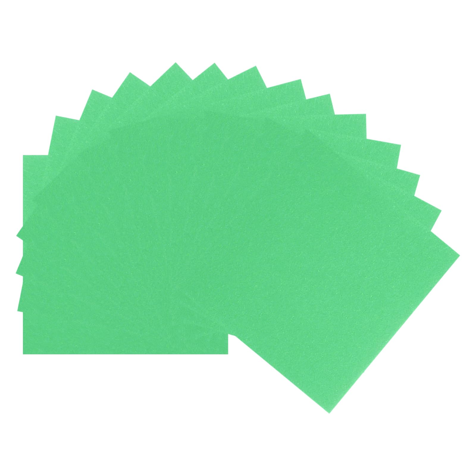 DMiotech 500 Sheets 2x2 Inch Origami Paper, Dark Green Square Origami Paper Easy Fold Double Sided Paper for DIY Arts and Crafts