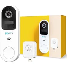 Vicohome DB3 2K Smart Video Doorbell with Chime, Home Security Battery Camera Wireless, Audible Alarm, Easy to Setup, Human Detection,Two Way Audio, 2.4GHz Wi-Fi, No SD Slot, 180 Days Exchange Policy