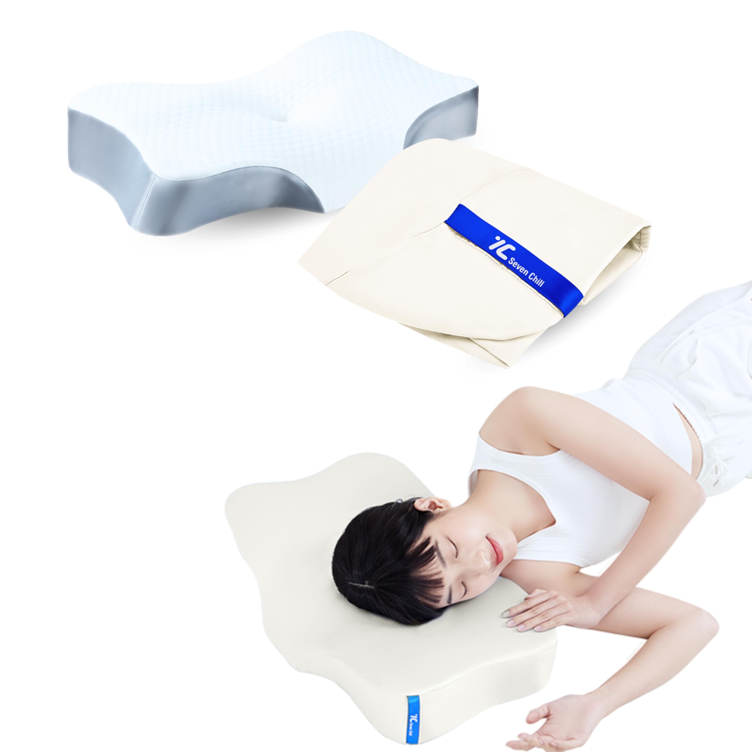 7C Cervical Memory Foam Pillow 