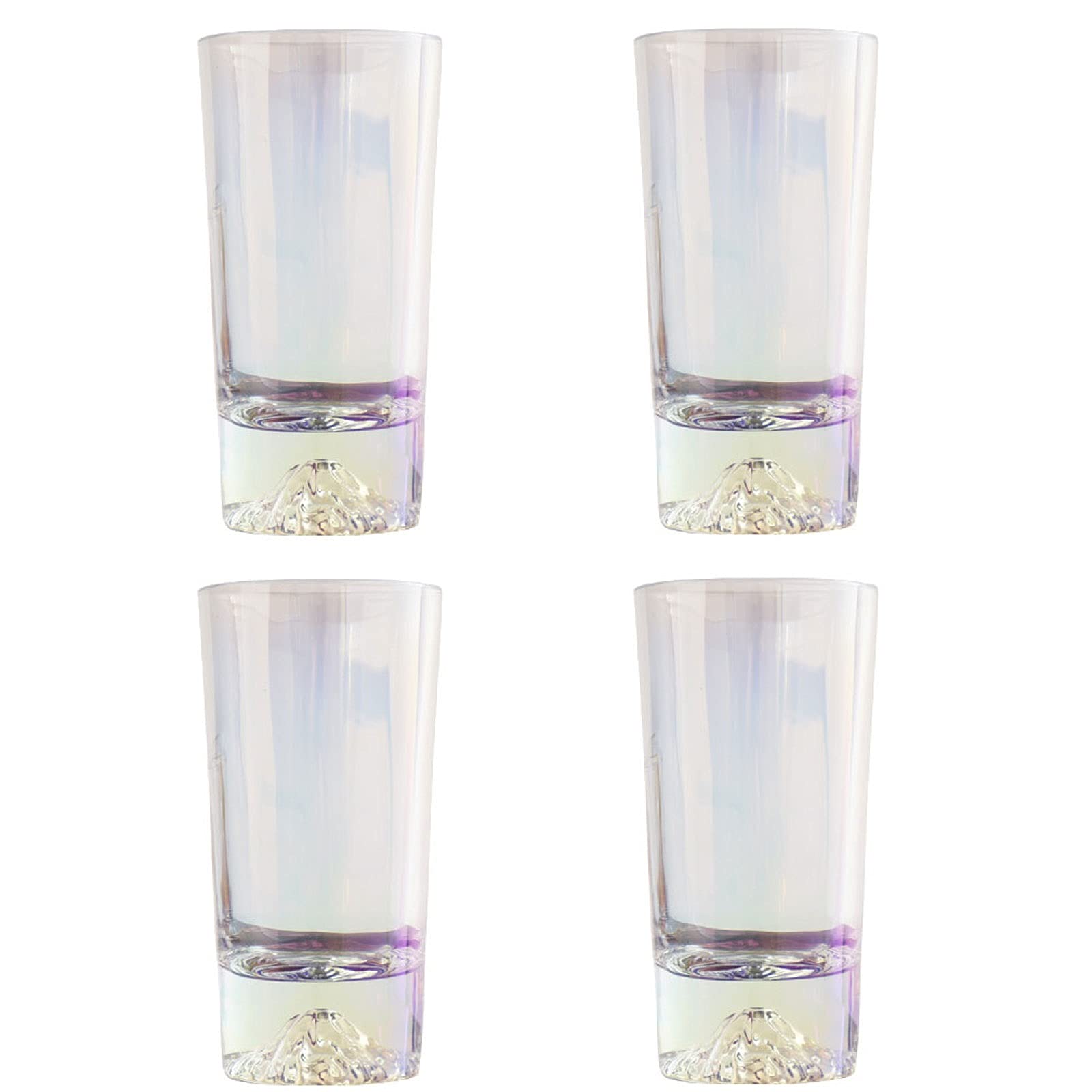 Amazon | GAJUST 美しい水ガラス雪山ステンドグラス4点セット9 Ozと10  