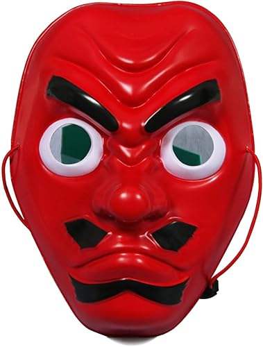 Miniatura 2 de Máscara japonesa de Tengu Noh Cosplay de PVC Demon Prajna tamaño completo para adultos disfraz de Halloween