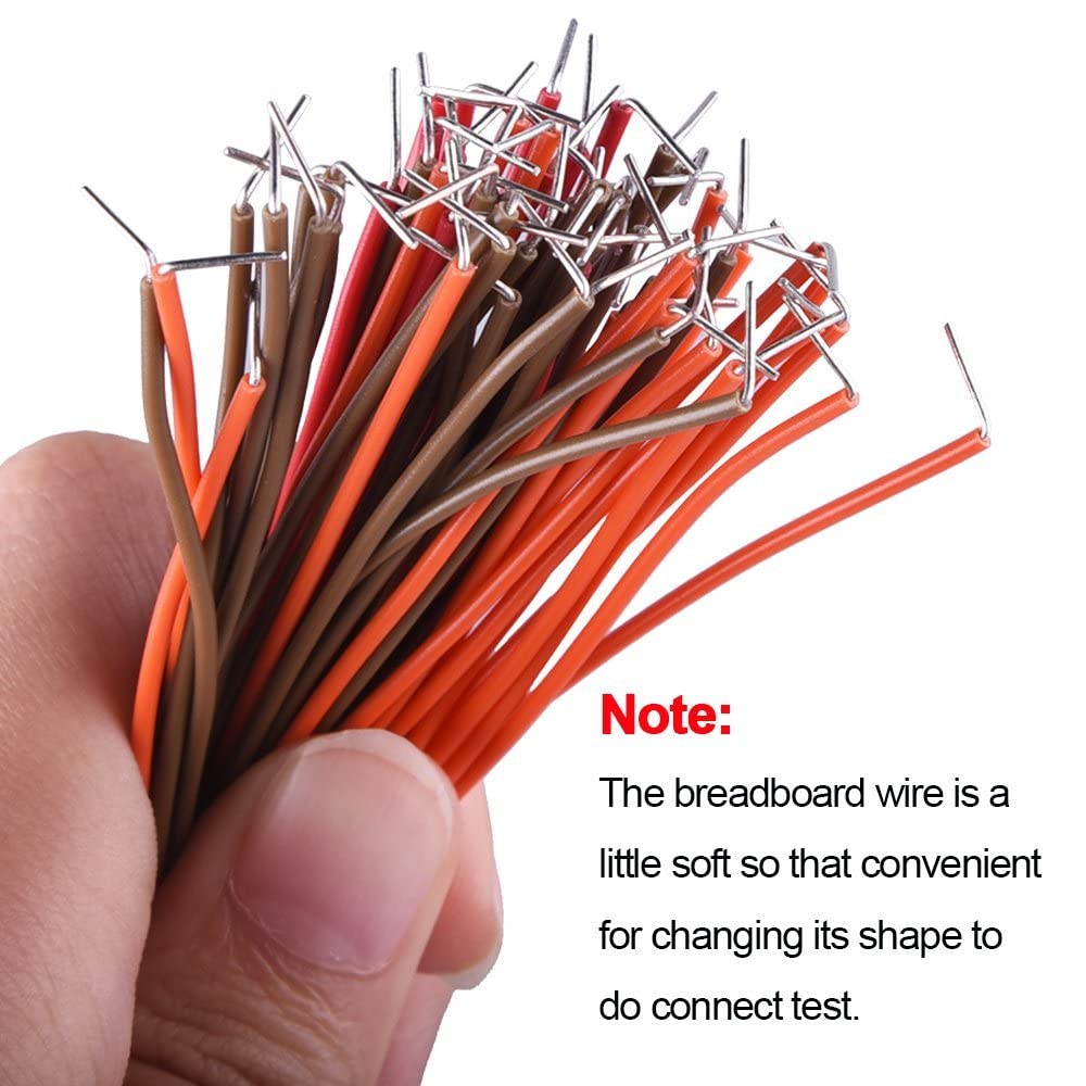 Kit Jumper Wires Per Breadboard - 560 Pezzi Con 14 Lunghezze Diverse + Pinzetta