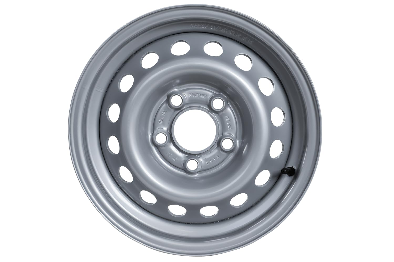 KENDA Llanta de Acero de 14 Pulgadas para Remolque Pesado 5.5Jx14 H2, 5x112 ET30, Capacidad de Carga de 1030 kg, Rueda de Alta Estabilidad para Grúas y Caravanas