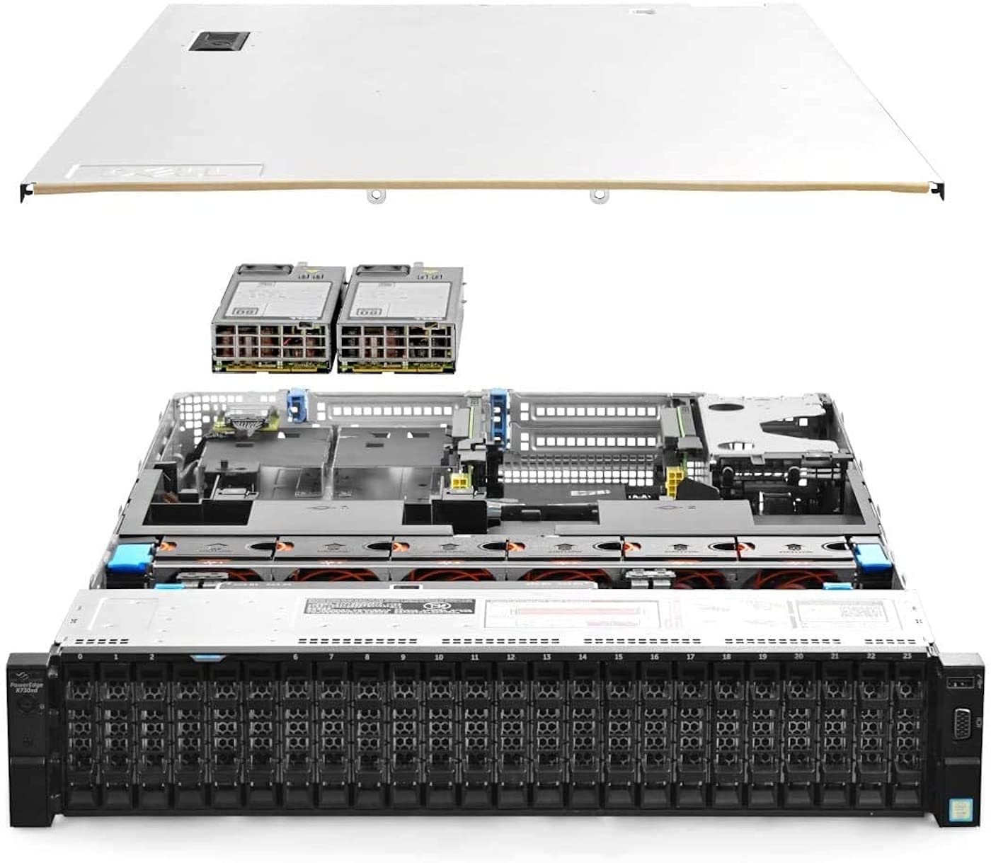 DELL PowerEdge R730xd Xeon E5-2620V3 2個 Amazon.com: Dell PowerEdge R730XD Server | 2X E5-2660v3-2.60