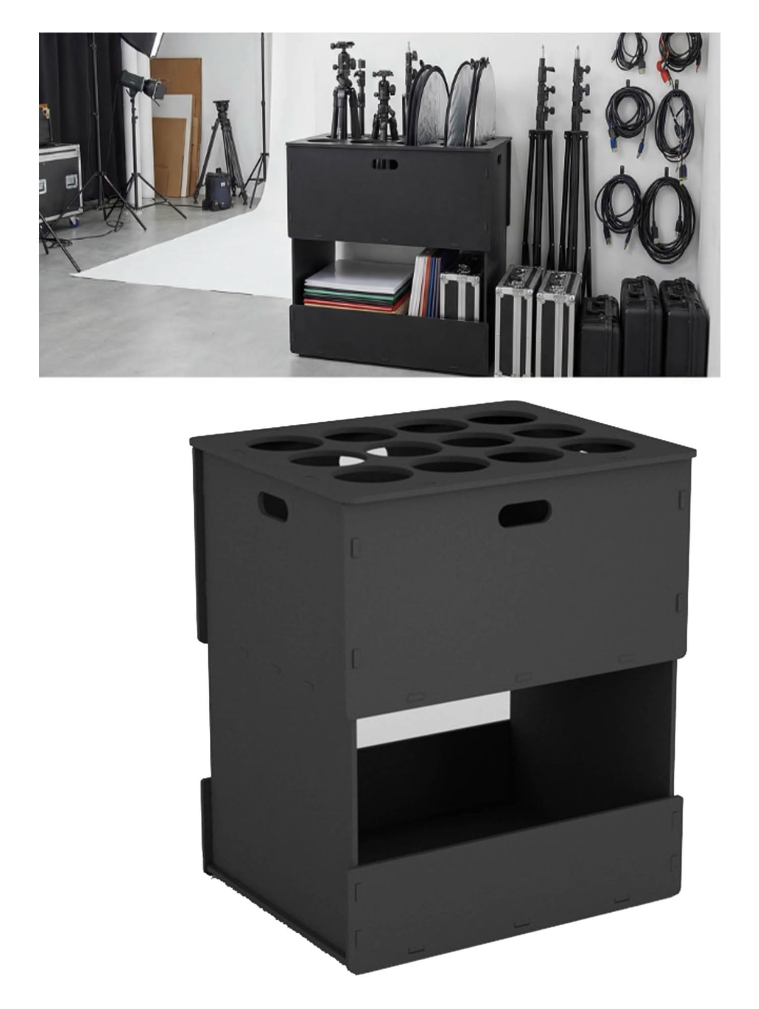 Solution de rangement mobile en PVC pour film vinyle et plans
