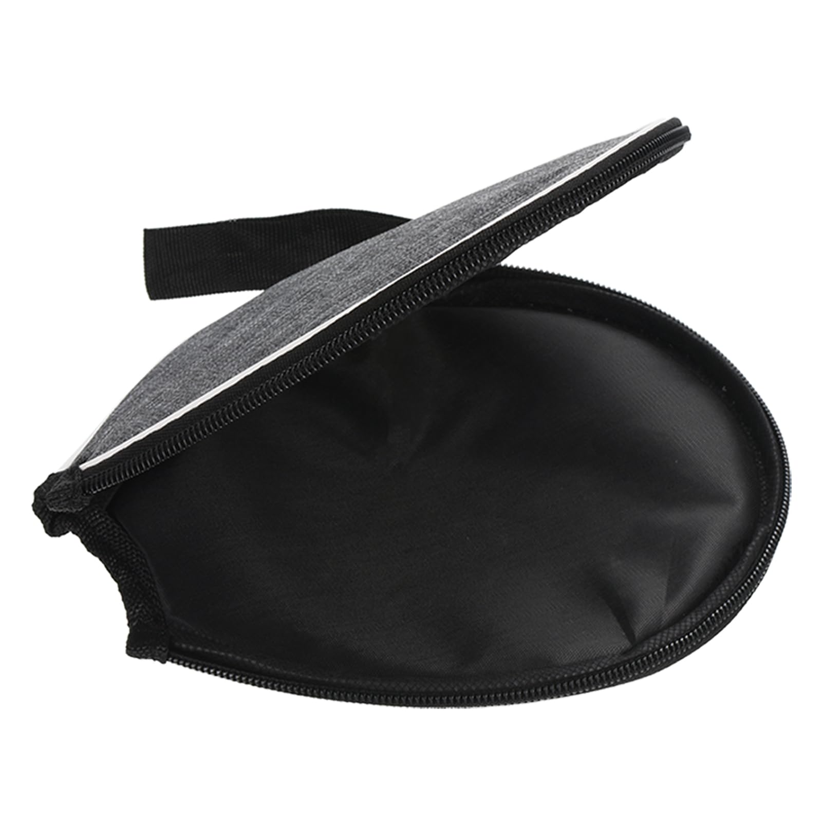 M METERXITY 2 Pack Ping Pong Paddle Cover - Table Tennis Racket Case Half Bag Apply to Storage Organize (Grey) - Image 4