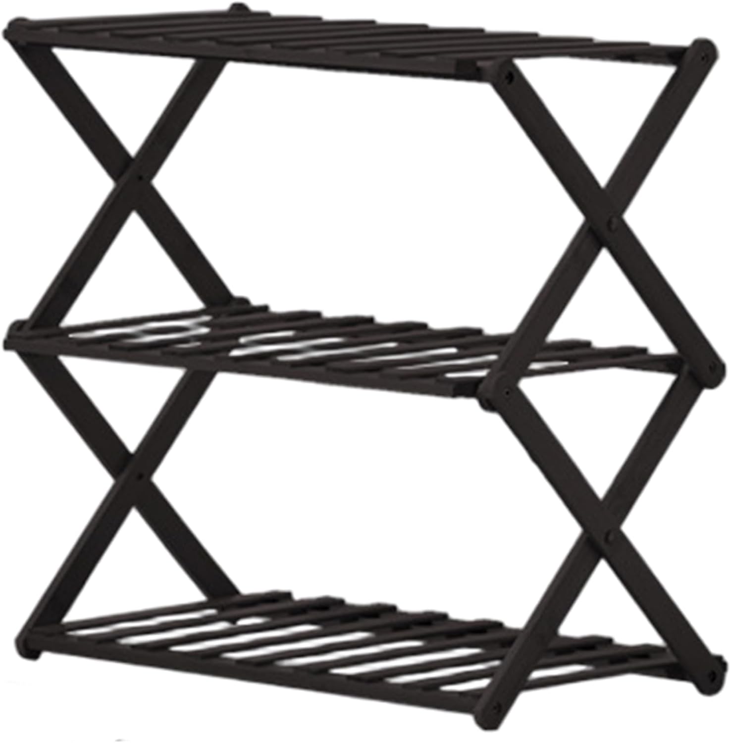 Collapsible Cooling Rack, 3 Tiers Foldable Wire Cooling Rack for Baking, Portable Camping Picnic Shelf for Cookies, Cake, Roasting, Grilling 18.1x19.7