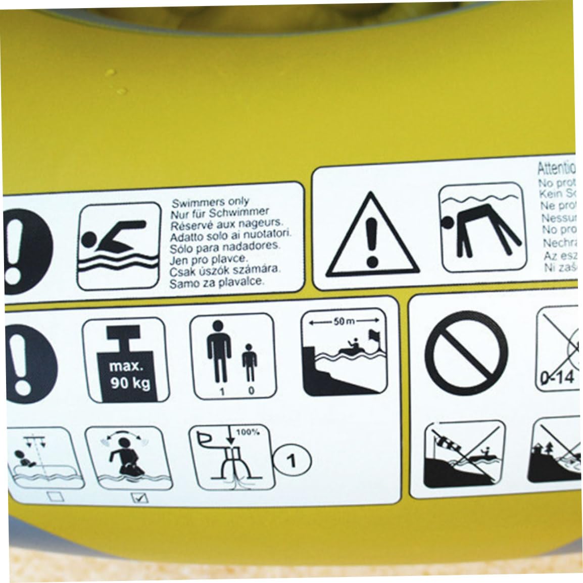 Bateau Gonflable Ensemble de Bateaux gonflables Bateaux à rames épaissis pour Enfants Jaune Une Personne |. pour Enfants