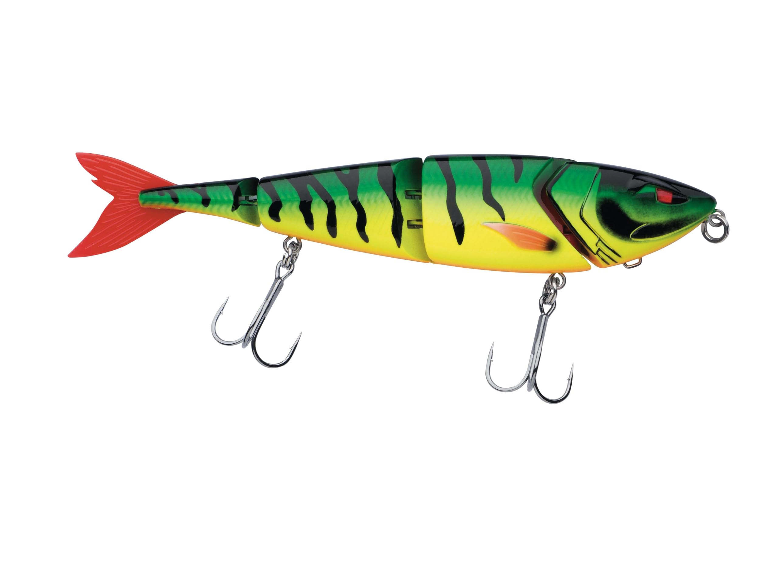 Zilla Swimmer Pike Fishing Lure -Slow Sinking 4-Piece Swimbait with with extremely natural action - Fusion 19 Treble Hooks - Lead Free