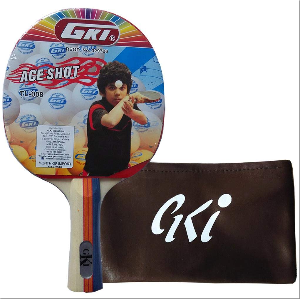 GKI Ace Shot Table Tennis TT Racquet Racket (Pack of 1)