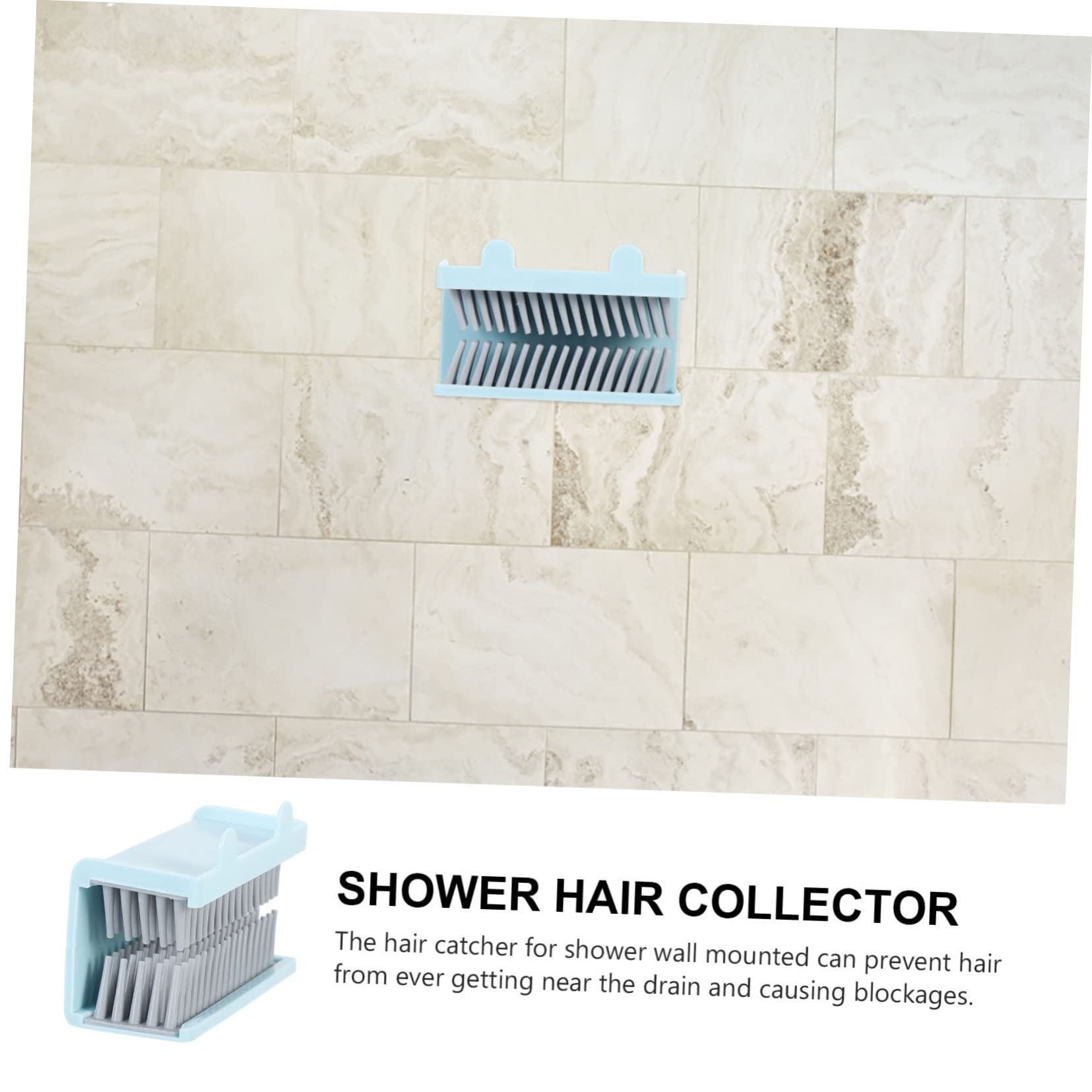DOITOOL 4 Protectores de Desagüe para Bañera Y Protectores de Desagüe para Bañera Obstruida Protectores de Pared para Baño.