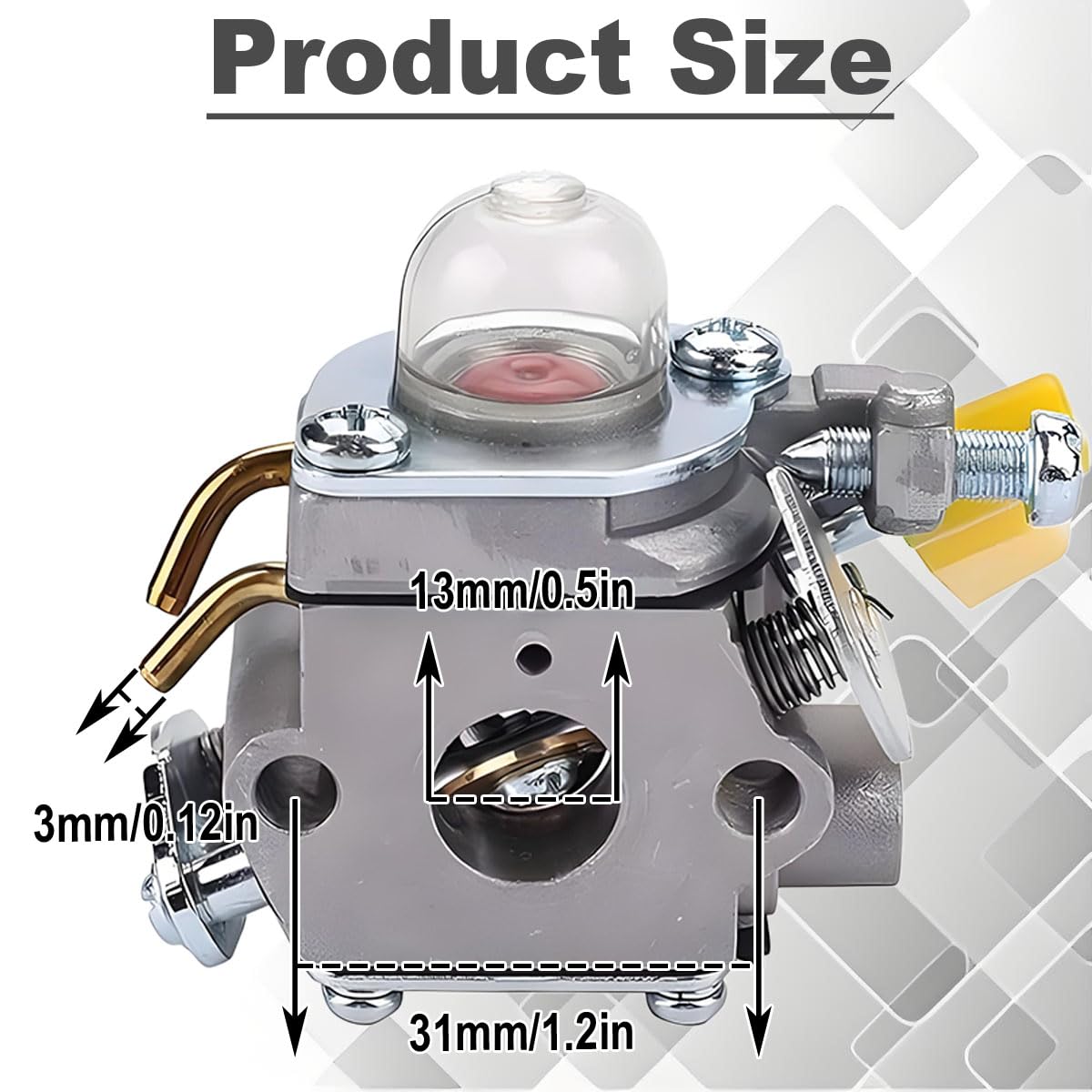 308054077 Zestaw gaźnika BC30 CS30 SS30 TP30 | dla Ryobi BC30 CS30 SS30 TP30 S430 TP26 EX26 CS26 SS26 SX135 D3300 RY28000 RY28005