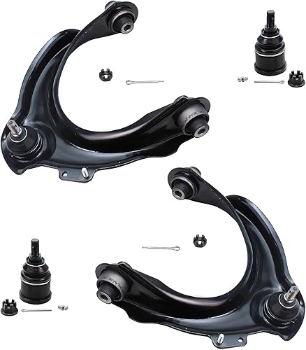 Miniatura 194 de Detroit Axle - Kit de brazos de control delanteros de 4 piezas para Nissan Cube 2009-2014, Nissan Versa 2007-2012 2 brazos de control inferiores con