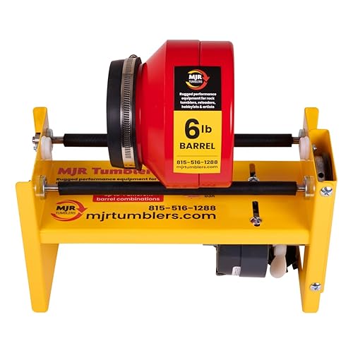 Miniatura 13 de MJR Tumblers Vaso de roca de servicio comercial de 30 libras. Capaz de ejecutar 18 tamaños y combinaciones de barril diferentes. Calidad