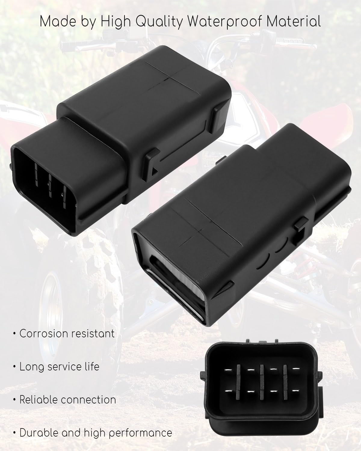 ULZOZN Fuel Pump Relay Replace 38580-HP5-601 Fit for Honda TRX 680 Rincon RTRX 700 XX 350FE FM TE TM Rancher 420 Rancher FA FA5 FE FM FPA FPE FPM TE TM 500 Fourtrax Foreman FE FM FPE FPM 2007-2018
