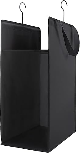 Fentec Cesta colgante para la ropa sucia, cesta de lavandería colgante, bolsa delgada para ropa sucia con asas, cesta colgante portátil para