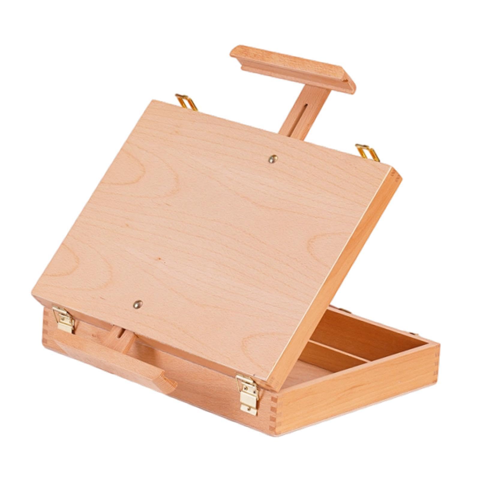 Chevalet de Bureau avec Double Tiroir pour Trousse à Dessin, Idéal pour Le Bureau.