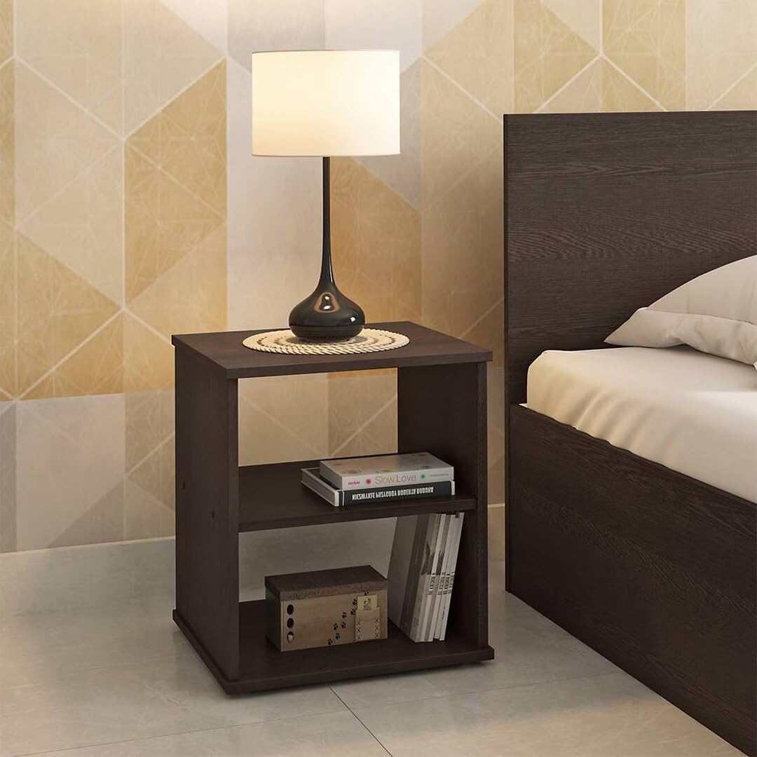 Urban Ladder Wren Bedside Table in Dark Wenge Finish-image-6