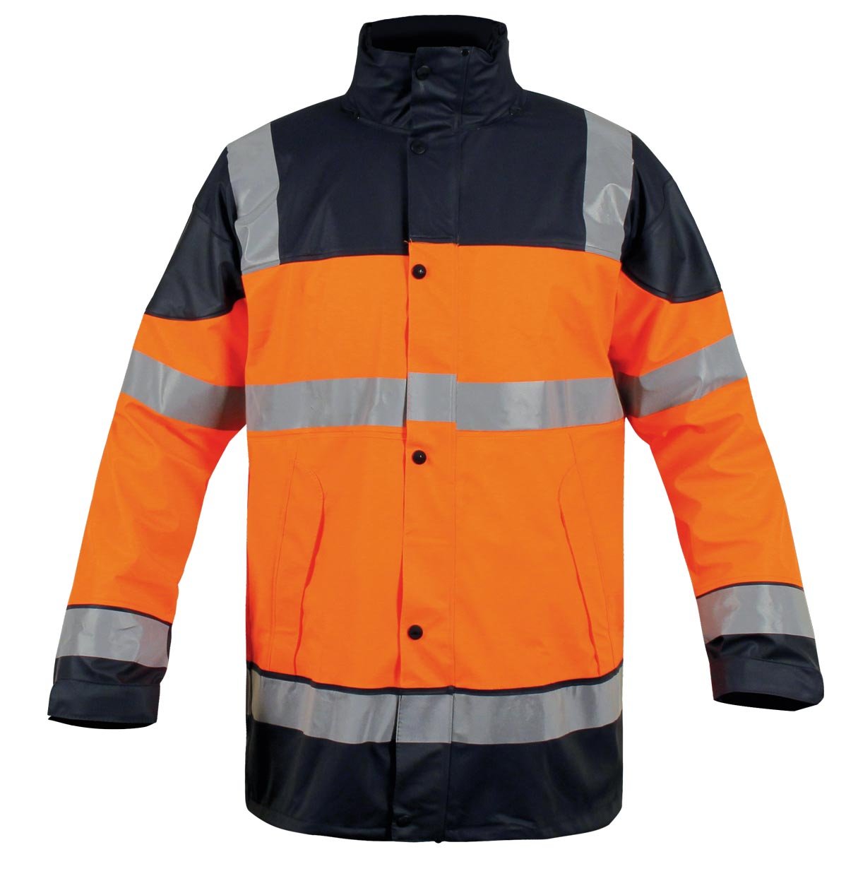Veste de Signalisation T2S VESTEBERMUDOML Orange Marine L