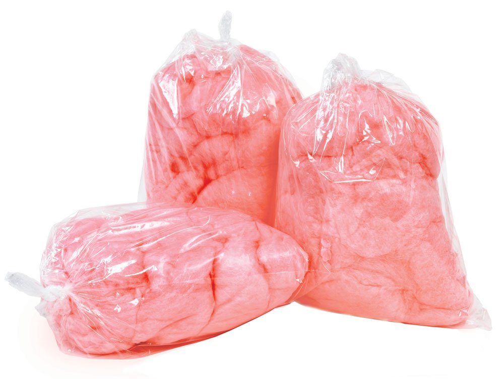 Paragon Plastic Cotton Candy Bag without Imprint, 1,000Count Case