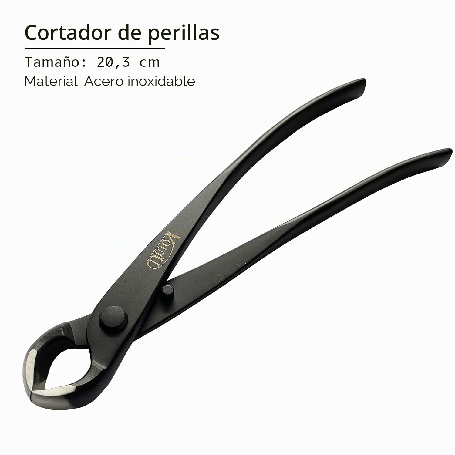 VOUIU Juego de 5 Herramientas para bonsái, Cortador de perillas, Cortador cóncavo, Cortador de Alambre, alicates Jin, Tijeras bonsái