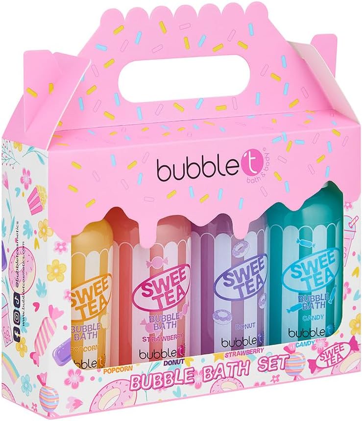 Bubble T Cosmetics Sweetea Bubble Bath Gift Set (4 x 100ml) Amazon.co