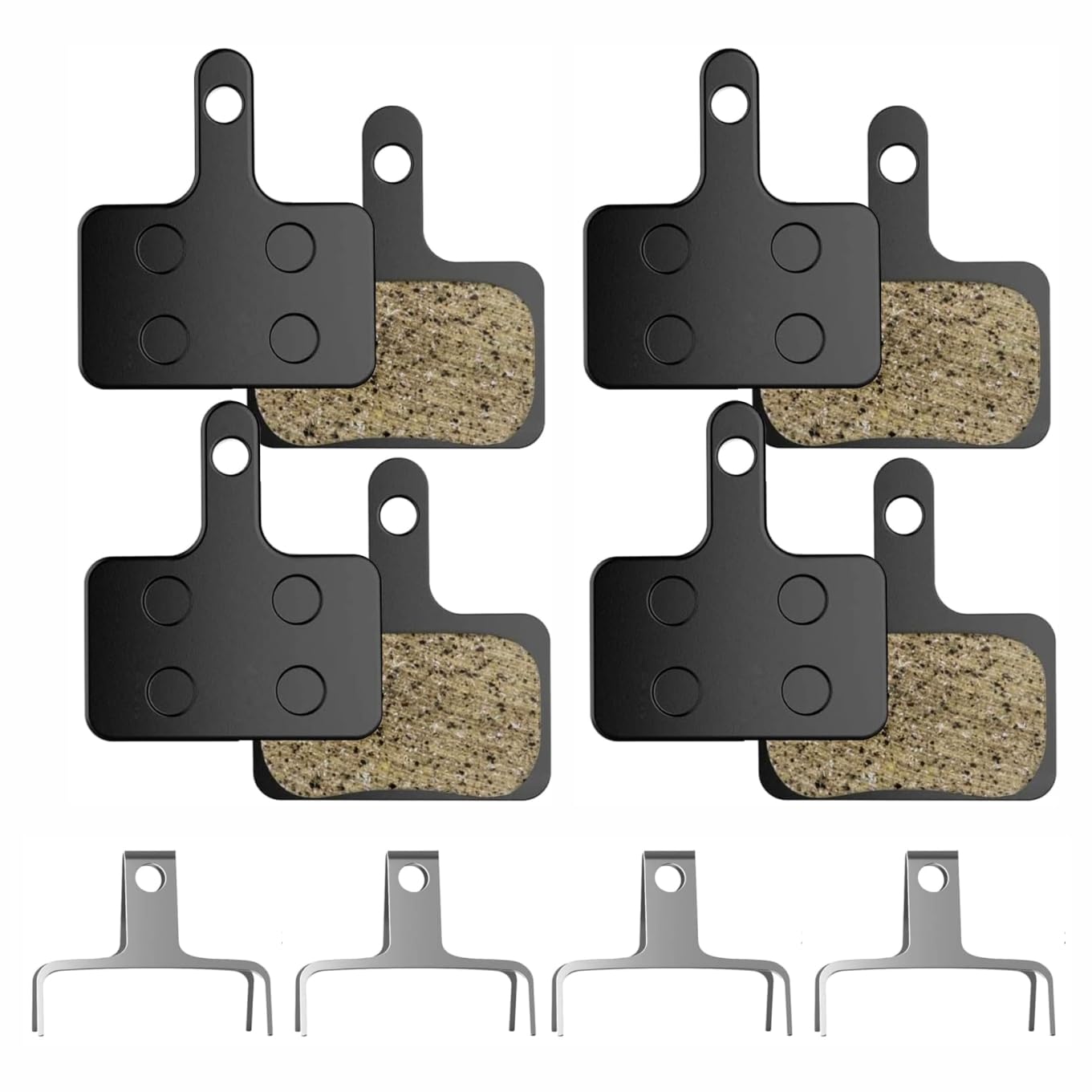 ONBICLE Bicycle Disc Braking Pads 4pair MTB Mountain Resin Disc Cycle Brake Pad Disc Machine