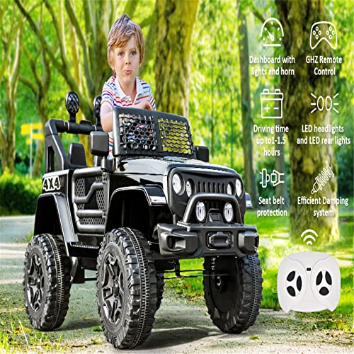 WZFANJIJ Elektroauto für Kinder 2 sitzer, 12V Kinder Elektroauto, 30W Motors Elektroauto für Kinder with Remote Control… – Bild 3