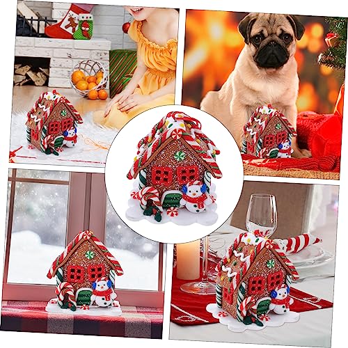 IMIKEYA Pingente De Casa De Natal Decoração De Natal Casinha De Natal Casa De Gengibre Enfeite De Na