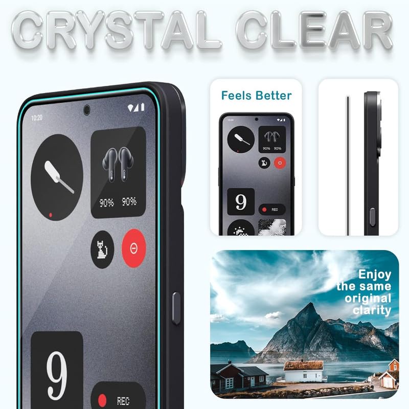 Image of Edge To Edge Screen Protector Tempered Glass For CMF Phone 1 / CMF Nothing Phone 1 With Easy Installation Kit