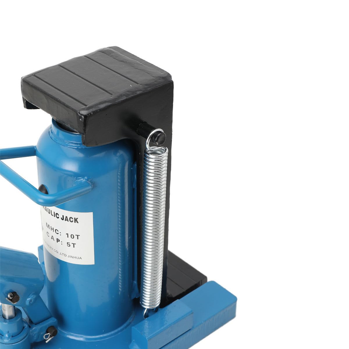 Wagenheber Hydraulisch Hydraulikheber 10T Oben Maschinenheber 5T Zehenkapazität Wagenhebewerkzeug Stempelheber Maschinenheber Schwerlastheber