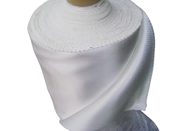 Gemmy Heart High Silicon Fiber Fireproof Cloth, high-Temperature fire Flame-Retardant Resistant Fabric 300x300mmx0.7mm White 300x300mmx0.7mm White
