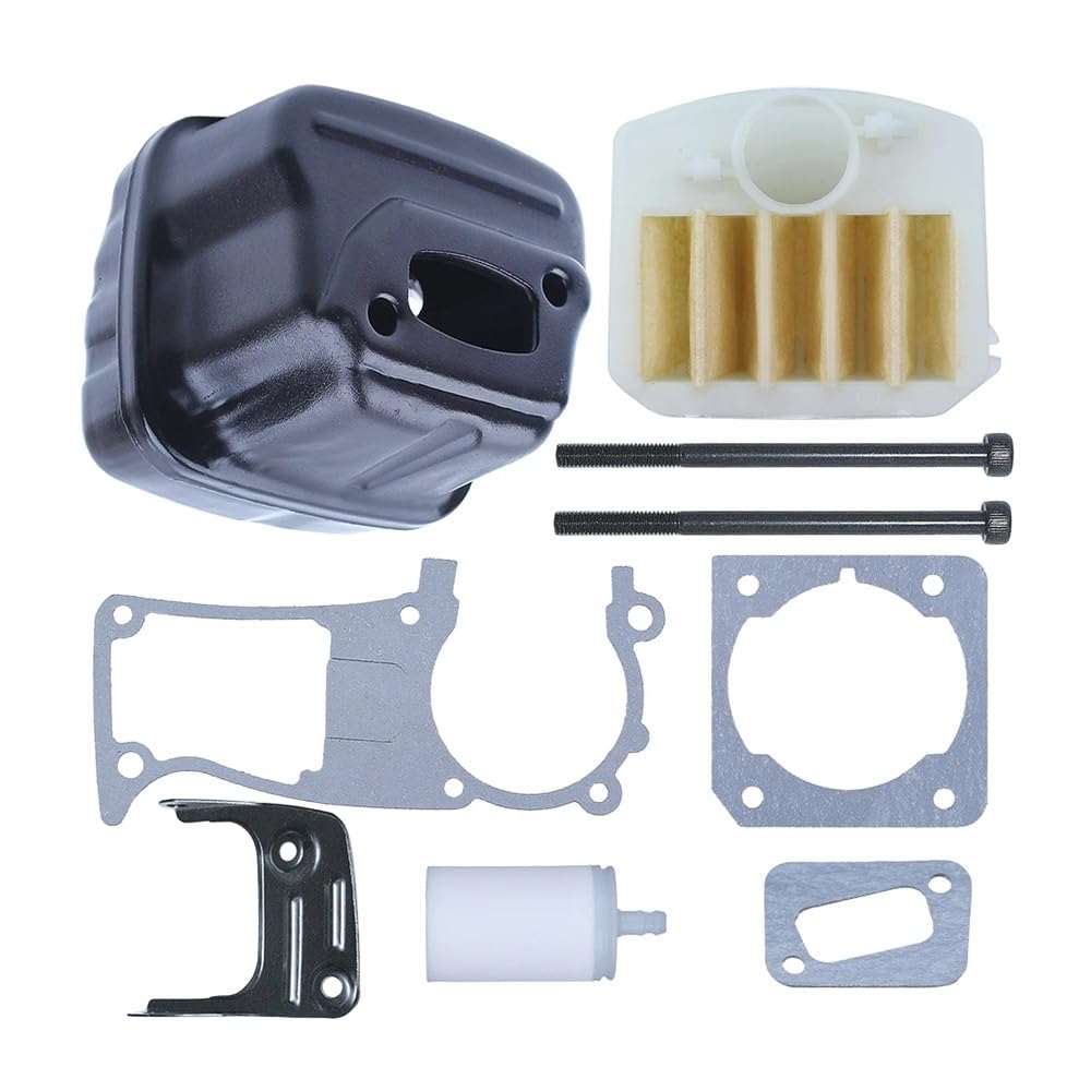 Kit de Juntas de Filtro y Pernos de Soporte for Motosierra de Gasolina XP 351, 353, 350, 340, 345 y 346 (OEM 503 86 27 03)