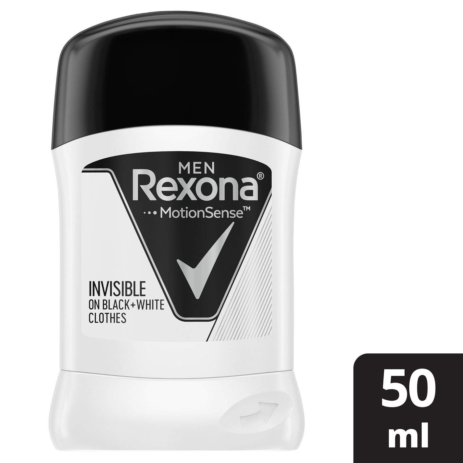 Rexona Men Men's Anti-Perspirant Stick Deodorant Invisible Black And White 50ml 1 Piece