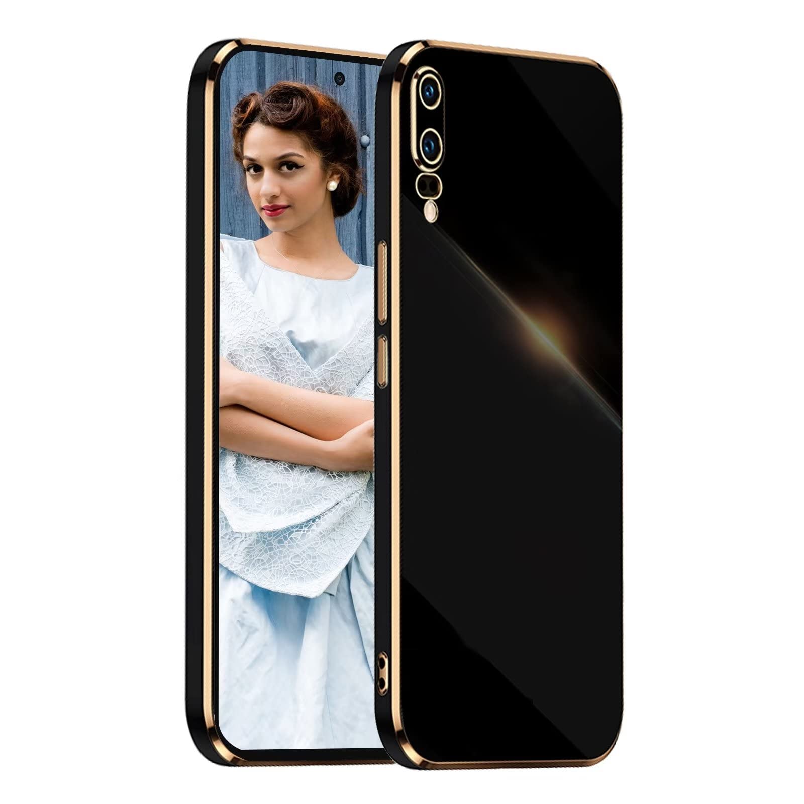 Custodia Per Huawei Mate 20 NEINEI - TPU Ultra Sottile Con Effetto Specchio - Bianca