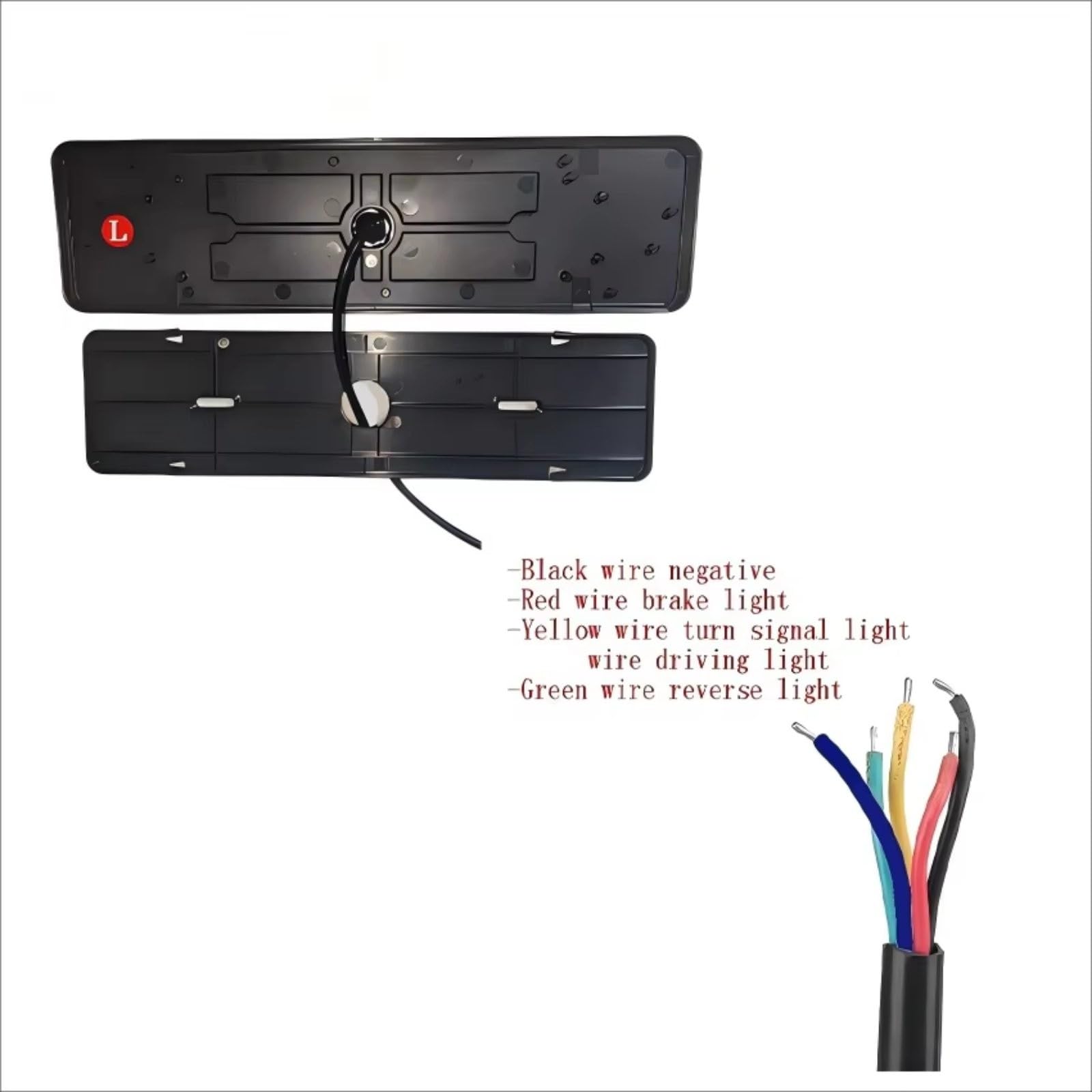 Genérico Montaje Luces Traseras 1 Par Combinación 4 LED