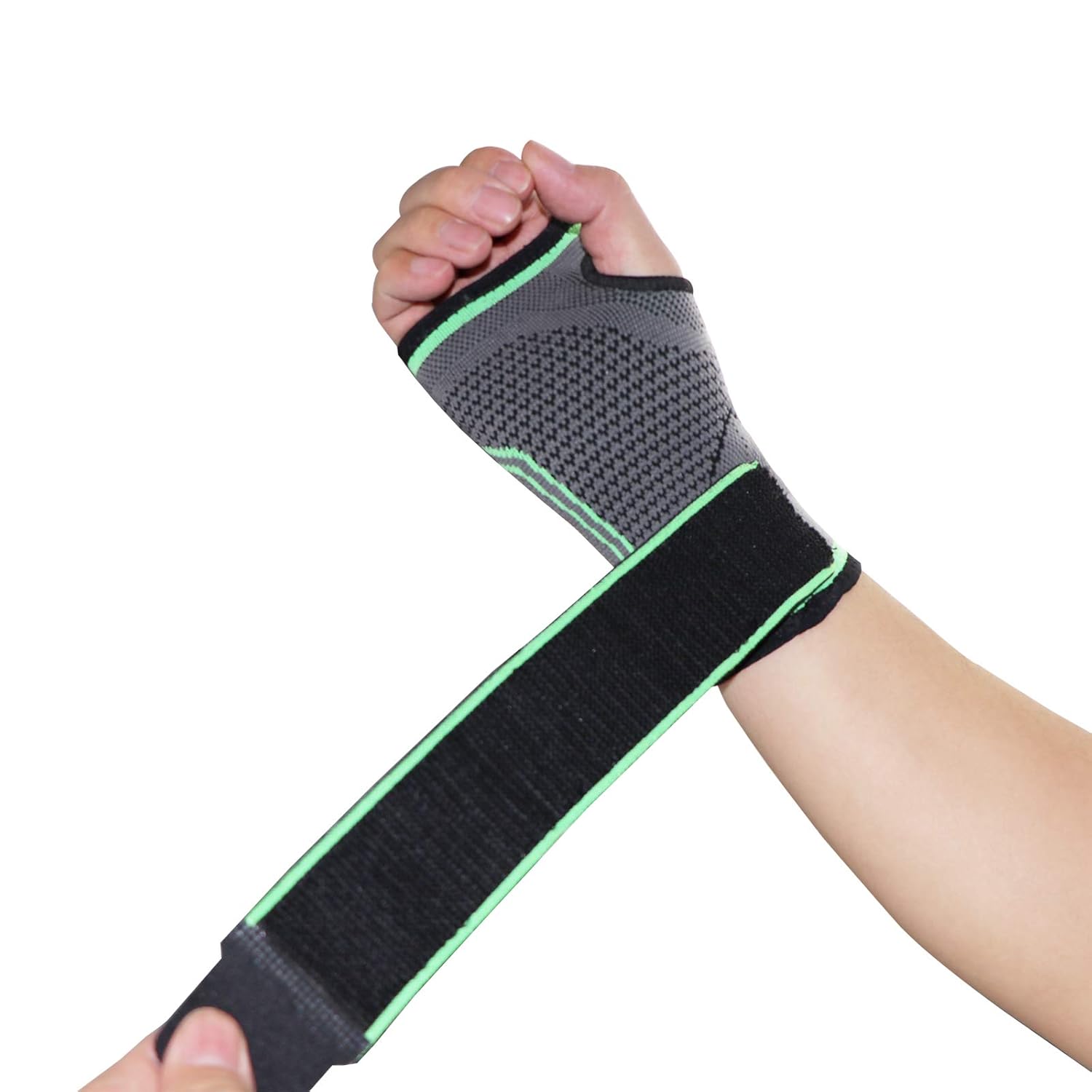 Uр Tо 40% оƒƒ Carpal Tunnel Wrist Brace, for Carpal Tunnel Syndrome, Wrist Pain/Strain, Fatigue and Arthritis, Wrist Brace Men and Women, Adjustable Strap, Suitable for Left and Right Hands Support Sleeves (Large)
