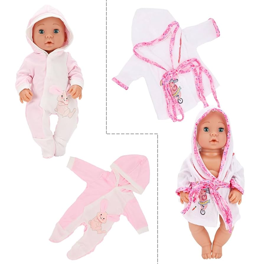 14 Styles Plush Doll Clothes Accessories For 43 Cm Born Baby Clothes 18