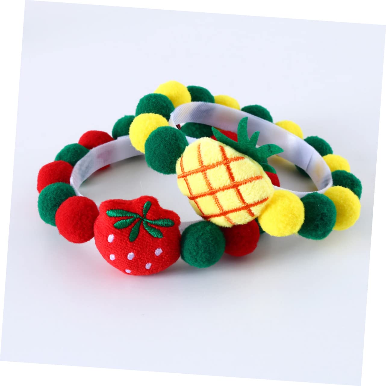 Sosoport 20pezzi Collare Decorativo Per Animali Domestici Con Palline Fruttate Per Gatti e Cani Accessorio Festivo Per Party e Occasioni Speciali