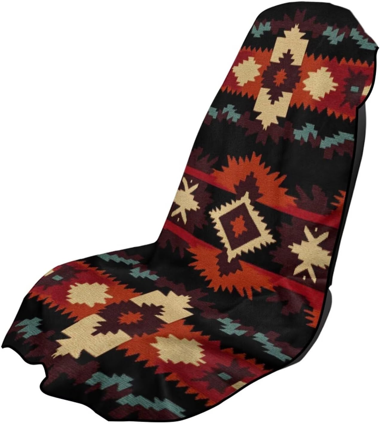 SEANATIVE Navajo Aztec Ultra-Breathable Beach Towels Car Seat Towel Cover Sweatproof Automotive Towel - Fast Drying Sweat Towels for Workout, Running & Outdoor Adventures