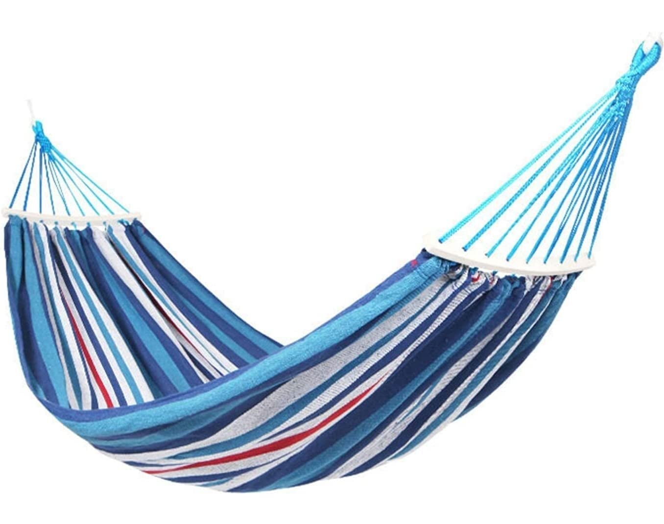 Hammock Swing Outdoor Bed Outdoor Camping Travel Hammock Thick Canvas Adult Anti-Rollover Swing For Indoor Gardens Easy Setup(A,190 * 100cm)