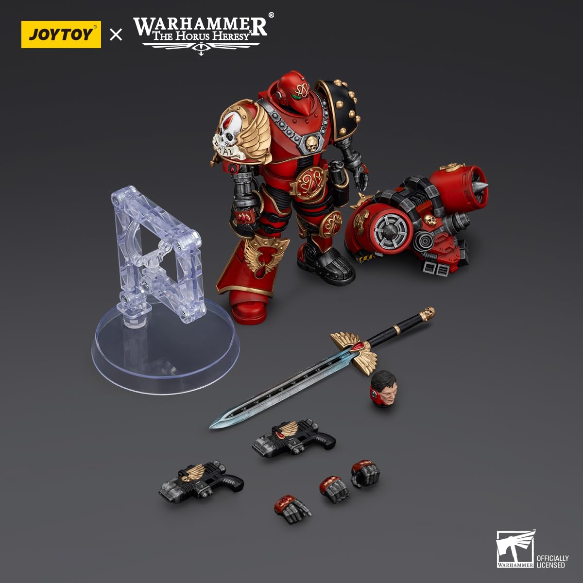 TOYVERSE JOYTOY 1/18 Warhammer Herezja Horusa, Blood Angels Dominion Zephon figurka akcji, ruchome stawy, model postaci, 15 lat i więcej