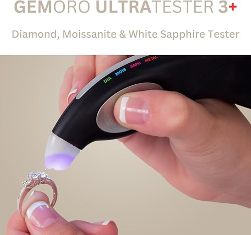 Miniatura 2 de GemOro Ultratester 3 Probador de diamantes moissanita y zafiro blanco negro