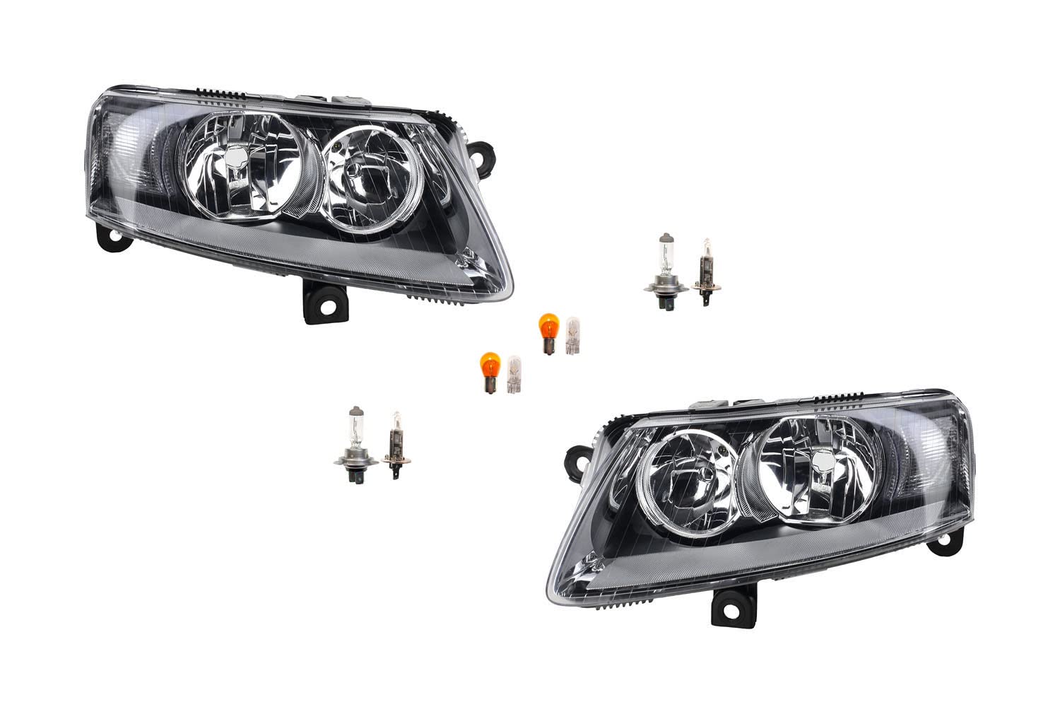 Johns, Faros Coche Apto para Audi A6 (4F) 05/04 – 09/08 + juego de faros izquierdo y derecho.
