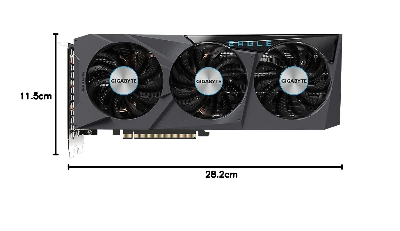 Gigabyte GeForce RTX 3070 EAGLE GV-N3070EAGLE-8GD V2, Karta Graficzna, 8 GB, Czarny