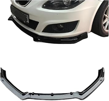 Compatible For Seat Leon MK2 2005-2012 Front Bumper Lip Body Kit Spoiler Splitter Diffuser 3pc ABS Plastic Professional