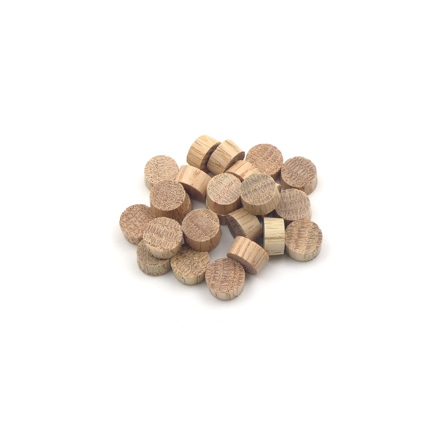 12mm Oak Flat Head End Grain Plug - Pack of 25