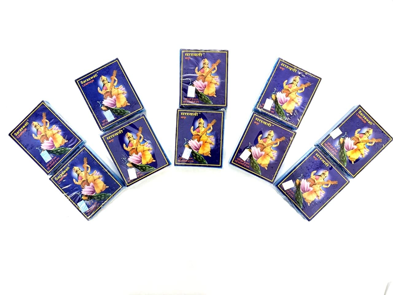 Saraswati Camphor Pack of 10, Kapur, Kapur Tablets for Pooja,Camphor Diffuser, Indian Karpoor for Havan, Pooja Samagri, Home Aura Cleansing, Energy Cleansing, Relaxation, Spiritual Healing (B0BG5VGPP5) Amazon Price History, Amazon Price Tracker